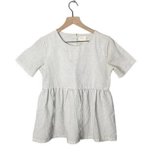 Knotted Fern Boutique Women’s Linen Baby Doll Blouse Size XS